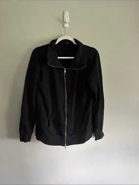 J. Crew Black Zip-Front Women's Jacket